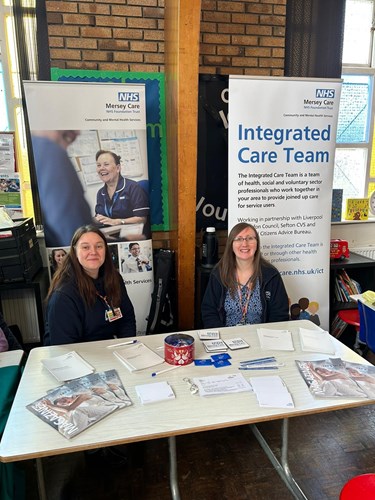Integrated Care Team stand at the Netherley event